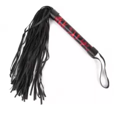 Черный флоггер с черно-красной ручкой Notabu - 41 см черный с красным 