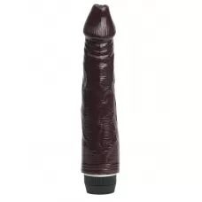 Коричневый вибратор-реалистик  Знойный мулат  - 22,5 см коричневый 