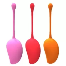 Набор из 3 вагинальных шариков KEGEL EXERCISE SET разноцветный 
