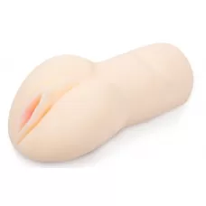 Телесная реалистичная вагина-мастурбатор из био-кожи телесный 