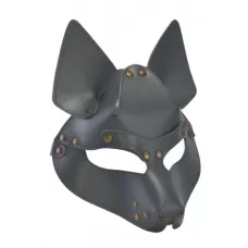 Серая маска Wolf с клепками серый 