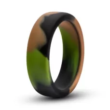 Эрекционное кольцо камуфляжной расцветки Silicone Camo Cock Ring зеленый камуфляж 