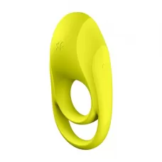 Желтое эрекционное кольцо Spectacular Duo желтый 