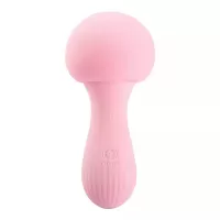 Розовый вибромассажёр-гриб Mushroom розовый 