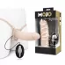 Поясной полый вибратор Mojo Throttle Vibrating Male Harness - 18 см телесный 