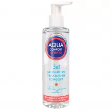 Гель-лубрикант на водной основе Aqua Comfort Aroma с ароматом персика - 195 гр  