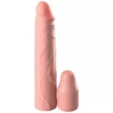 Телесная насадка-удлинитель 2 Inch Silicone X-tension - 20,3 см телесный 