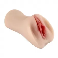 Телесный тугой мастурбатор-вагина телесный 