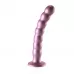 Розовый фаллоимитатор Beaded G-Spot - 21 см розовый 