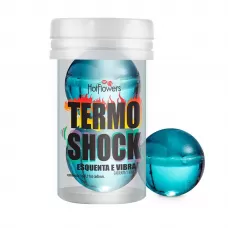 Интимный гель Termo Shock Hot Ball с разогревающе-покалывающим эффектом (2 шарика по 3 гр  