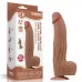 Коричневый фаллоимитатор 12 King Sized Sliding Skin Dual Layer Dong - 31 см коричневый 