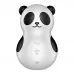 Вакуумный клиторальный массажер Pocket Panda белый с черным 