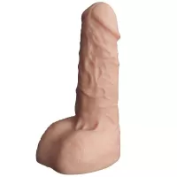 Телесный фаллоудлинитель с мошонкой Cock Next - 17 см телесный 
