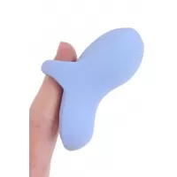 Голубой сенсорный вибромассажёр на палец Fuzu Sensa голубой 