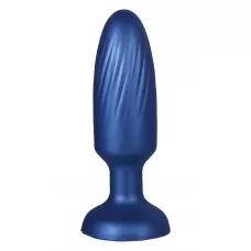 Синяя анальная пробка G Stuck - 10 см синий 