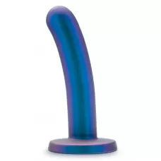 Синяя насадка с гладкой поверхностью Surrender 5.75 Inch Intermediate Pegging Dildo - 14,6 см синий 