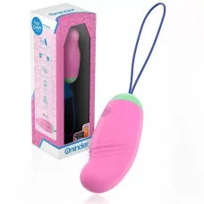 Розовое виброяйцо с петелькой и управлением через приложение розовый 