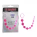 Розовая анальная цепочка с колечком Sassy Anal Beads - 26,7 см розовый 