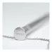 Стильный вибратор-кулон на серебристой цепочке Crave Vesper серебристый 