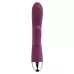 Фиолетовый вибратор Trysta с клиторальным отростком и движущимся шариком в кончике - 18,6 см фиолетовый 