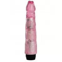Розовый вибратор-реалистик - 22,5 см розовый 