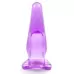Фиолетовая анальная пробка - 8 см фиолетовый 