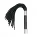 Черная плеть Easytoys Flogger With Metal Grip - 38 см черный 