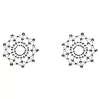 Наклейки на грудь Rowland прозрачный 