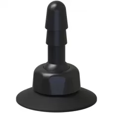 Плаг с присоской для фиксации насадок Deluxe 360° Swivel Suction Cup Plug черный 