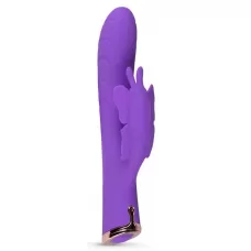 Фиолетовый вибратор-кролик The Princess Butterfly Vibrator - 20,5 см фиолетовый 