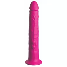 Ярко-розовый вибромассажер-реалистик с присоской Classix Wall Banger 2.0 - 19,1 см ярко-розовый 