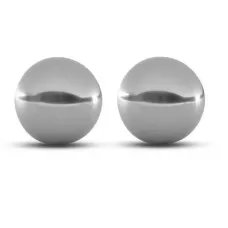 Серебристые вагинальные шарики Gleam Stainless Steel Kegel Balls серебристый 