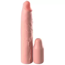 Телесная насадка-удлинитель 3 Inch Silicone Mega X-tension - 22,9 см телесный 