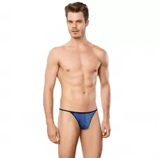 Мужские стринги из сеточки Doreanse Sexy синий XL