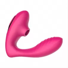 Розовый вибромассажер Clitoral Sucking Vibrator OG для стимуляции клитора и точки G розовый 