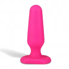 Розовый анальный плаг из силикона Seamless Silicone Butt Plug - 7,5 см розовый 