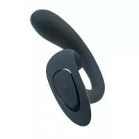 Темно-серый вибратор для G-стимуляции G for Goddess 1 темно-серый 