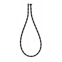 Черный уретральный массажер Glide Extra Small - 30 см черный 