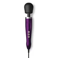 Фиолетовый жезловый проводной вибратор Doxy Die Cast - 37 см фиолетовый 