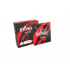 Презервативы с ароматом колы Expert Cola - 3 шт  