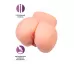 Реалистичный мастурбатор в форме попки с двумя любовными входами телесный 