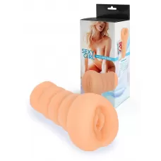 Телесный мастурбатор в виде вагины с узким входом телесный Телесный мастурбатор в виде вагины с узким входом телесный