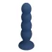 Синий анальный стимулятор со смещенным центром тяжести Silicone Anal Plug XL - 16,5 см синий 