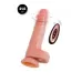 Телесный реалистичный ротатор-вибратор - 21,5 см телесный 