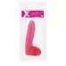 Розовый фаллоимитатор XSKIN 7 PVC DONG - 18 см розовый 