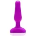 Анальная вибропробка NOVICE REMOTE CONTROL PLUG FUCHSIA - 10,2 см лиловый 