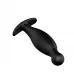 Чёрный анальный стимулятор с шаровидным кончиком - 11,7 см черный 