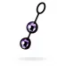 Фиолетово-чёрные вагинальные шарики TOYFA A-toys фиолетовый с черным 