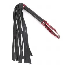 Черный флоггер с черно-красной ручкой Notabu - 49 см черный с красным 