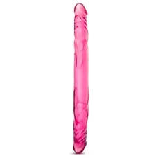 Розовый двусторонний фаллоимитатор 14 Double Dildo - 35,5 см розовый 